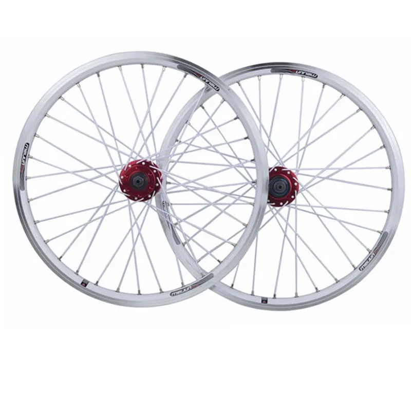 Perfect MEIJUN small wheel folding bicycle wheels 20-inch aluminum alloy quick release 406 V brake disc wheel hub 1 Perfect MEIJUN small wheel folding bicycle wheels 20-inch aluminum alloy quick release 406 V brake disc wheel hub 1