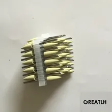 50 шт. желтая стоматологическая силиконовая резина Полировальные Алмазные Боры 2,35 мм для продажи