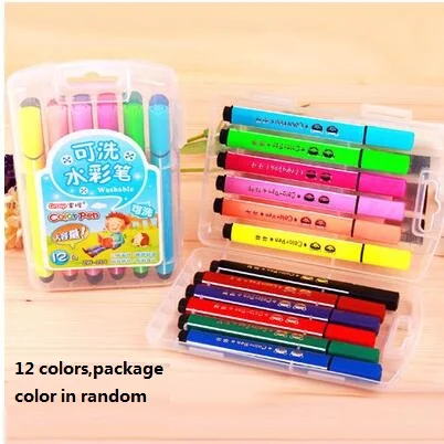 12 штук в упаковке 12 видов цветов Акварель Pen Set для Фотоальбом украшения канцелярские маркеры Маркер