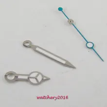 Parnis детали часов Классический Винтаж Серебряный край белый часы руки синий секундные стрелки световой fit miyota 82 серии движение