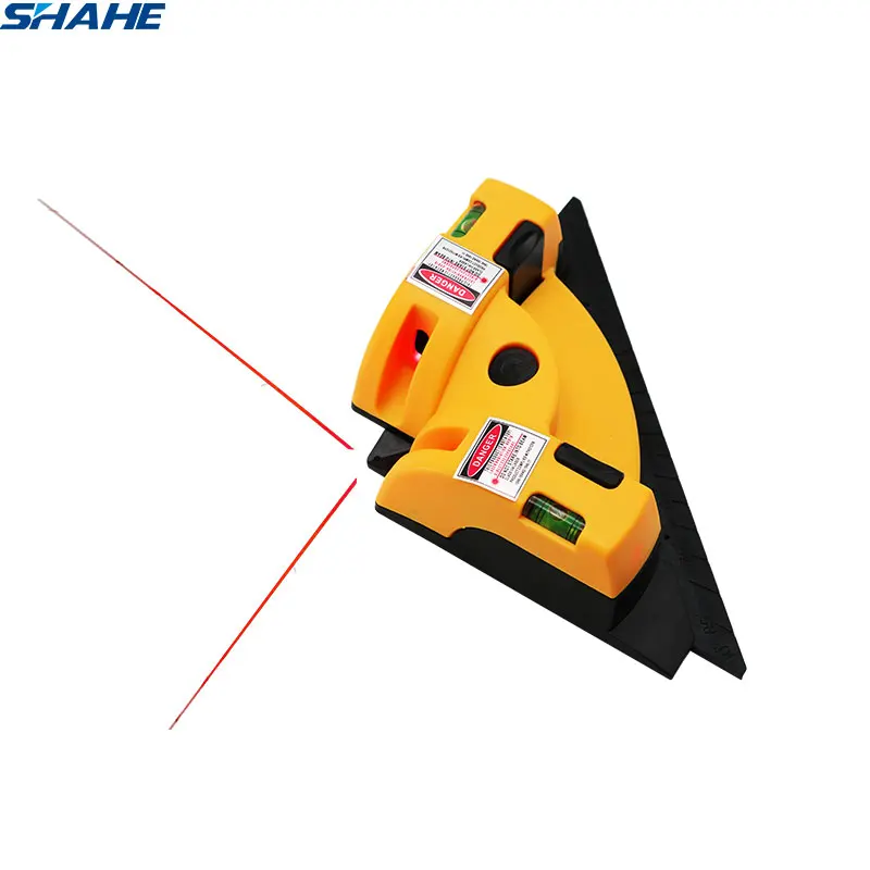

SHAHE Right Angle 90 Degree Square Laser Level Vertical Horizontal Laser Line Projection Measurement Tool Laser Level