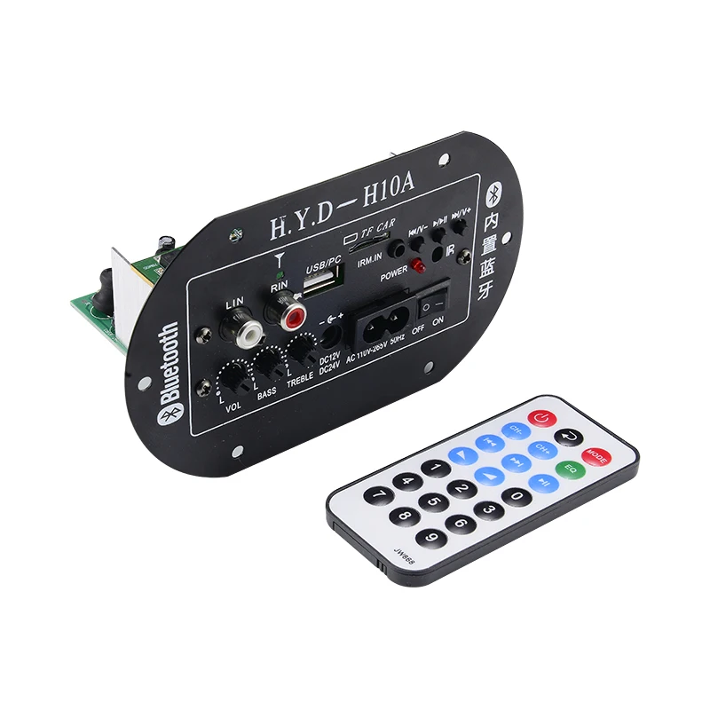 

Car Bluetooth Subwoofer Amplifier Board 12V 24V 220V Audio Amplifiers USB Radio TF Player For 5-10 inch Speaker DIY Amplificador