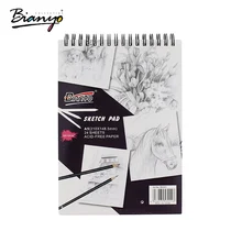 Bianyo 160gsm A4 A5 Sketch Book Stationery Notepad SketchBook For Painting Drawing Diary Journal Creative Notebook Gift