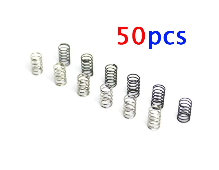 

Free Shipping 50PCS Silver Strong Spring / Black Weak Spring For Tamiya Mini 4WD RC Car Spare Parts 10305