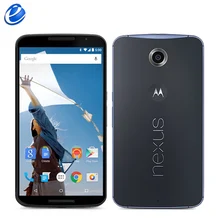 Odblokowany oryginalny Motorola Google Nexus 6 XT1103 3GB RAM 32GB/64GB ROM Quad Core 4G LTE telefon komórkowy 5.96