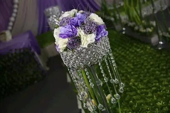Психического материала) desinge прекрасный ваза высокого качества центральные для Свадебные украшения