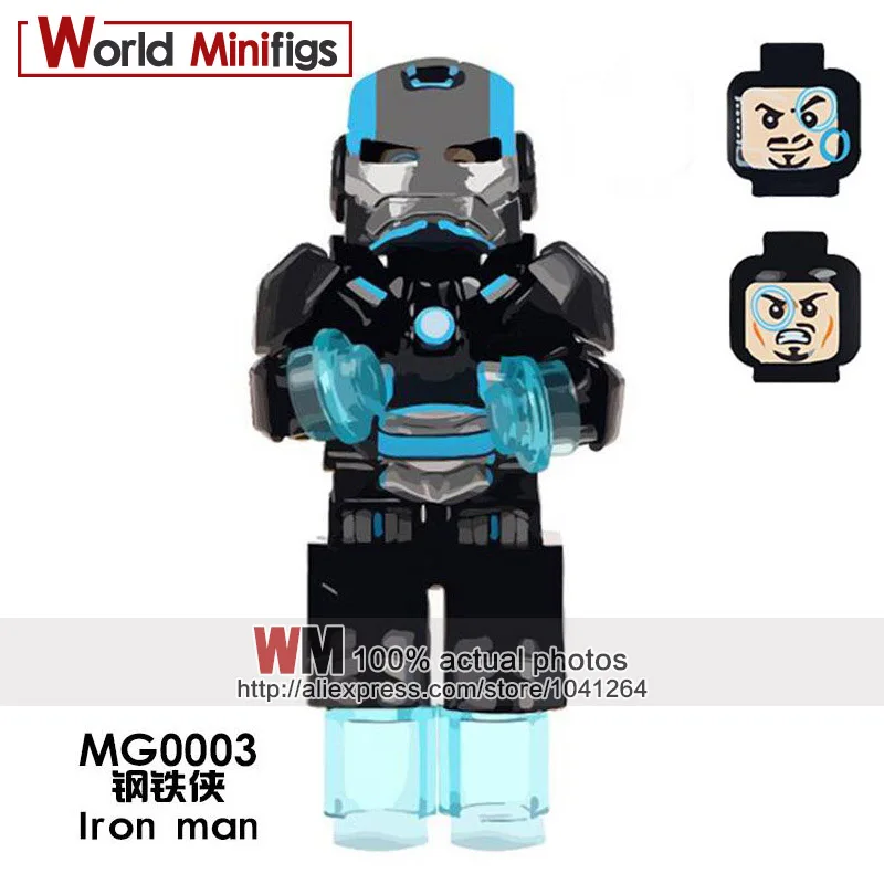

Single legoings Custom Armored Iron Man Suit War Machine Inspired Building Brick Super Heroes Christmas Toys For Children