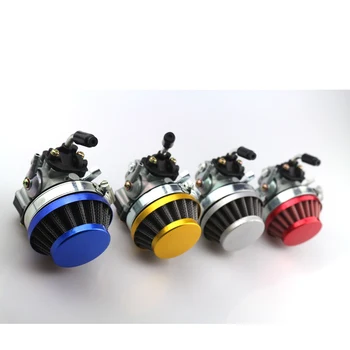 

Free shipping 49cc 19mm Carb Carburetor Air Filter Assembly fit 2-stroke 47cc 49cc Mini Pocket Bike ATV