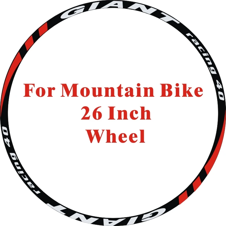 24pics= 2Wheels/set Mountain Bike wheel Stickers Decals MTB 26'' 27.5'' 29er Wheel Stickers Wheel Decorative Stickers