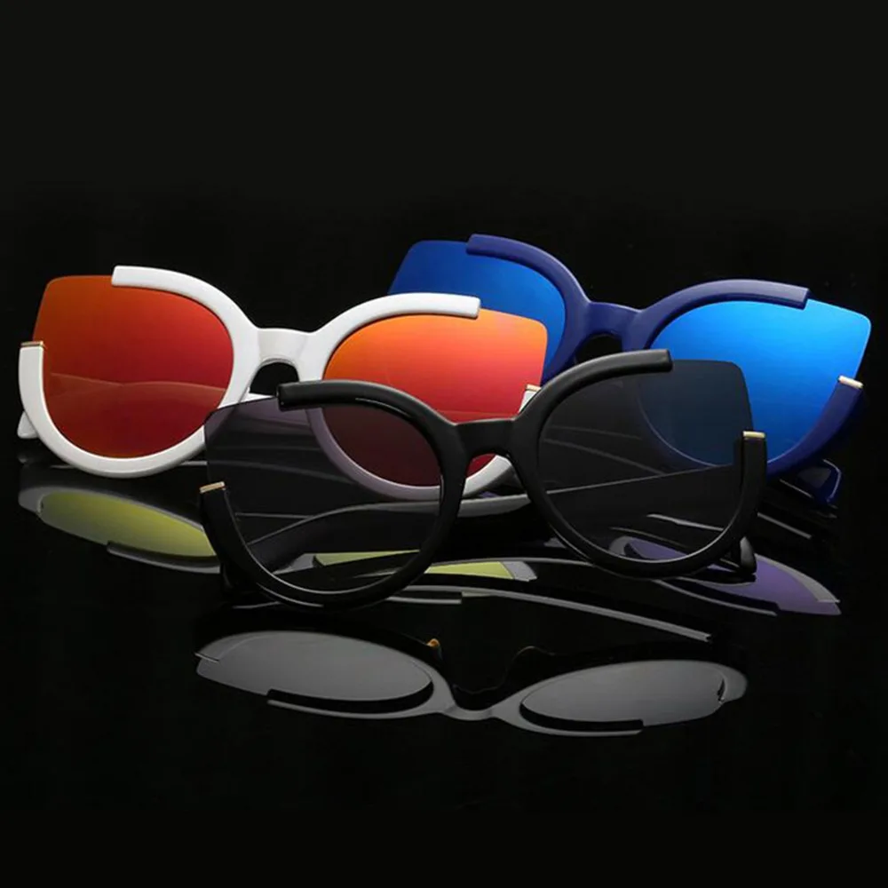 Винтажные женские очки UV400 Солнцезащитные очки Модные солнцезащитные очки оптика