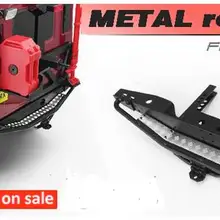 Задний металлический бампер с алмазной пластиной для Hraxxas T4 TRX4 Defender D110 Land Rover Rock crawler body 1/10 scale