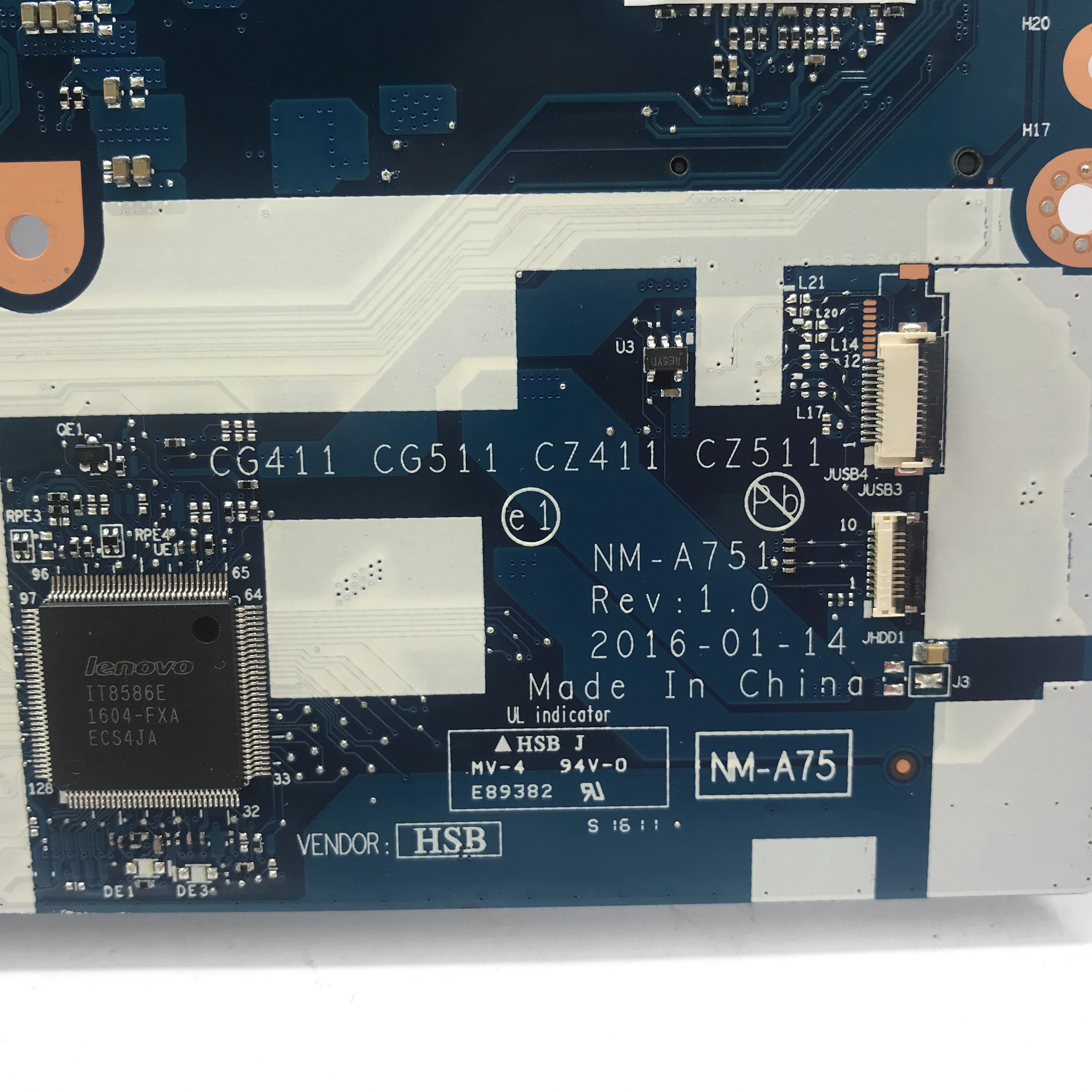 KEFU NM A751 материнская плата для Lenovo 310 14ISK 510 ноутбука I3 6006U/I3 6100U 4 Гб RAM GT920M 2GB Test