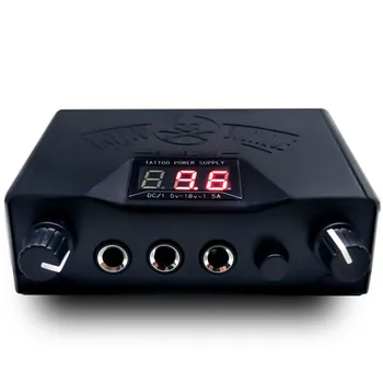 

US regulations Plug Professional Tattoo Power Supply LCD Digital Dual Power Supply Permanent Makeup Tool Plug