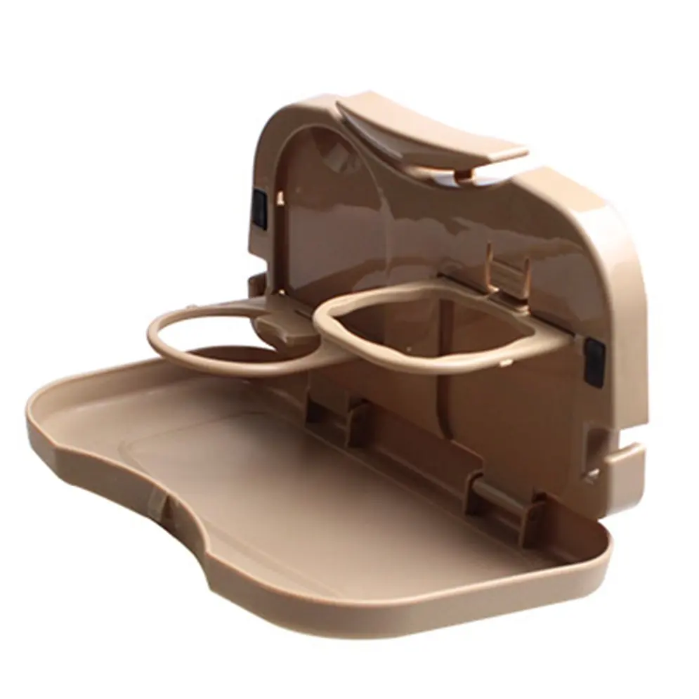 

Car Plate Foldable Car Table Telescopic Chair Back Rack Water Cup Holder Drink Rack Tray