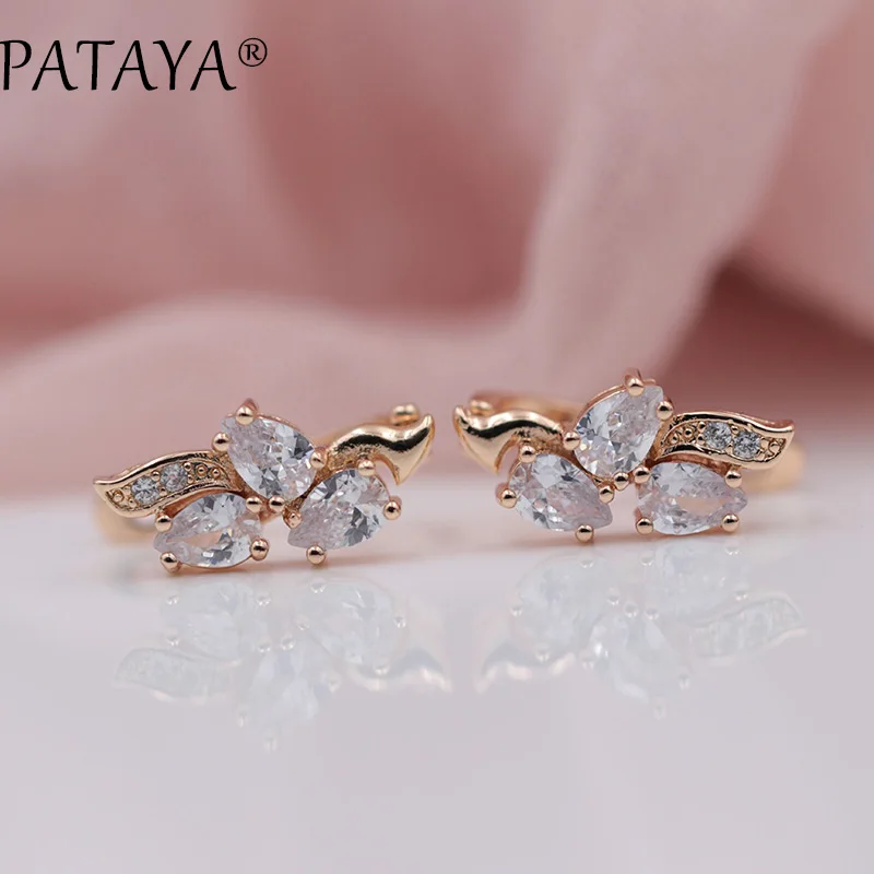 Новинка эксклюзивные ювелирные изделия PATAYA из 585 розового золота и белого