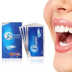 28 шт./14 пар 3D белый гель Отбеливание зубов стоматологическая Комплект отбеливание инструменты для Накладные зубы Фанера Стоматолог