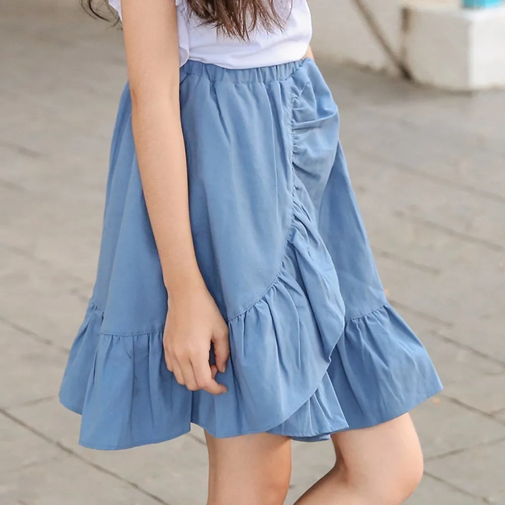

Kids Skirts For Girls Clothing Children High Waist Skirts Girls Teenagers School Clothes 2018 Summer Spring Autumn Skirts