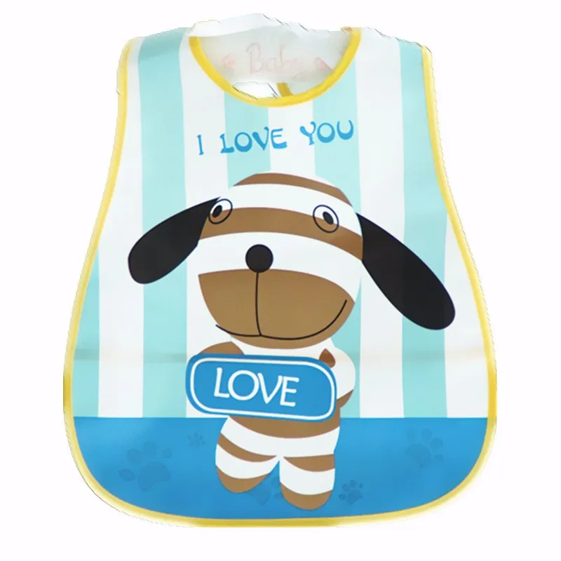 6 New Design Baby Bibs Waterproof Silicone Feeding Baby Saliva Towel Wholesale Newborn Cartoon Waterproof Aprons Baby Bibs