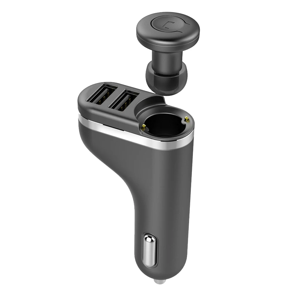 OVEVO Q15 автомобильное зарядное устройство USB интерфейс Bluetooth стерео гарнитура