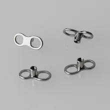 G23 титановый Кожный Якорь 2 отверстия база Замена пирсинг ювелирные изделия для тела