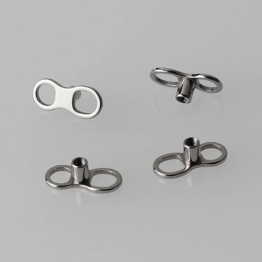 

G23 Titanium Dermal Anchor 2 Holes Base Replacement Piercing Body Jewelry