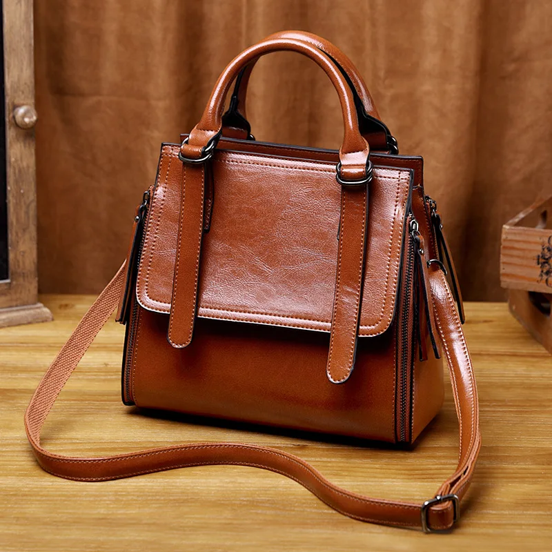 

Fashion Women Shoulder Bag Retro Ladies Handbag Design High Quality PU Leather Messenger Bags Luxury Crossbody Bags for Womens