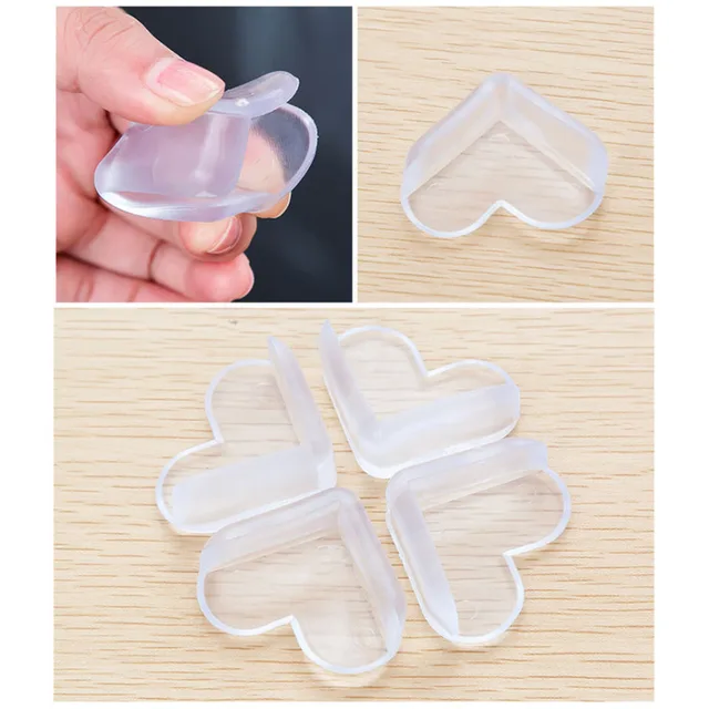 20pcs Safety Silicone Desk Protector Table Corner Edge Collision