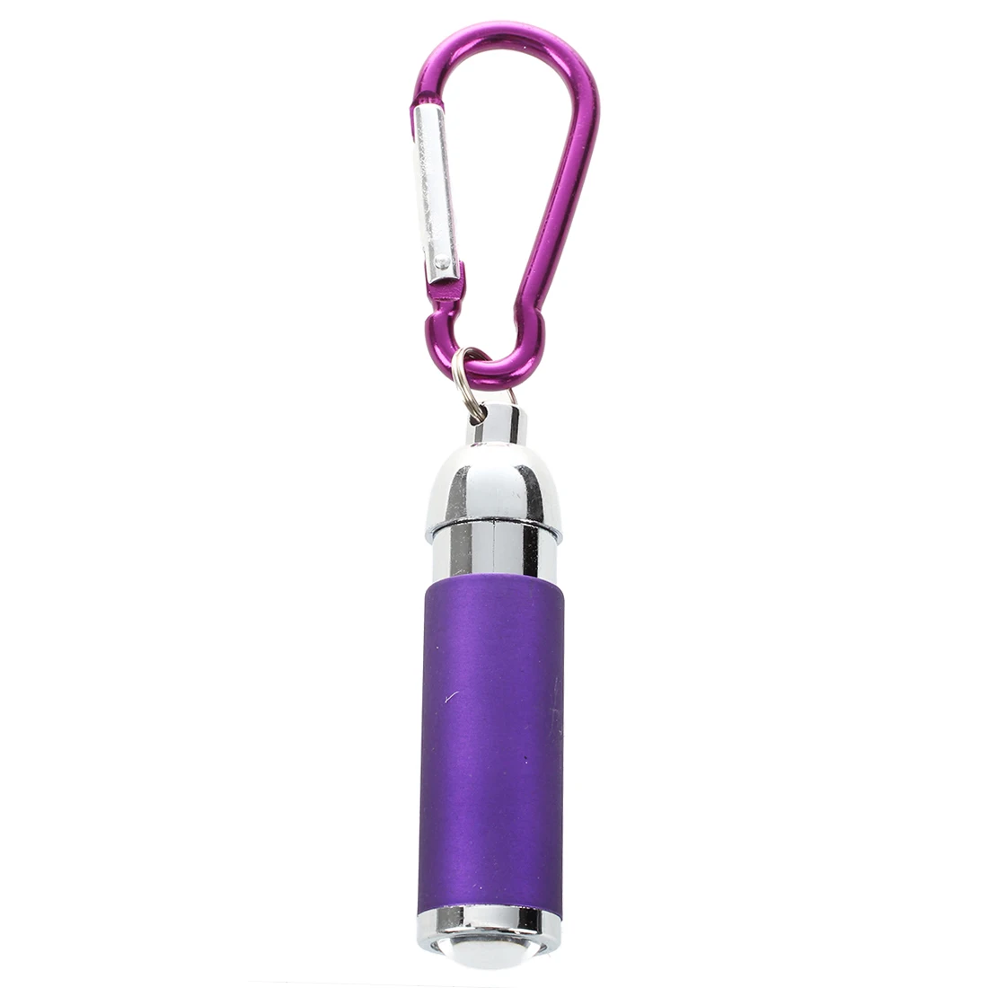 Mini LED Flashlight Torch Light Keychain Portable PURPLEin Flashlights