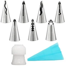 10 шт./компл. силиконовые глазировки Крем кондитерский мешок+ Кабельный тестер кабеля 8 шт. девушки юбка насадки торт Декор Советы Инструменты форма для выпечки тортов DIY Кондитерские инструменты для украшения