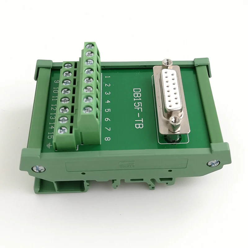 DB15 D Sub разъемы din рейка Клеммная колодка Breakout Board Female|board boy|db15 maleboard engine |