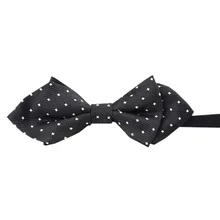 Детская одежда с галстуком-бабочкой для маленьких мальчиков; аксессуары; Однотонная рубашка джентльмена; бабочка в горошек