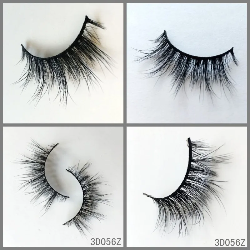 Frete Grátis - Lote Cílios Vison Naturais Pestanas Falsas Falso Eye Lashes Maquiagem Longo 3d Extensão Ups 300 Par 1 Cílios postiços