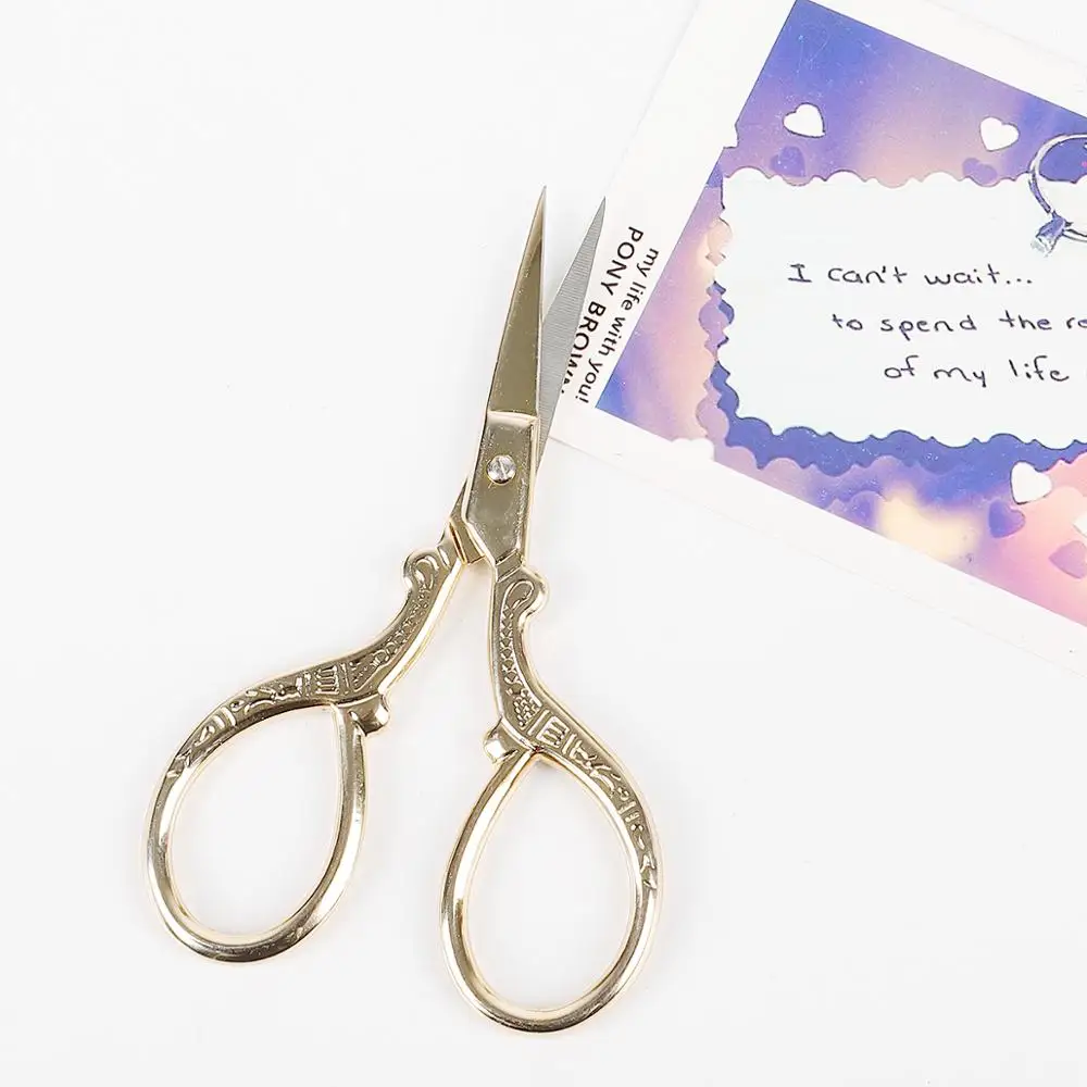 Stainless Steel Vintage Scissors Sewing Fabric Cutter Embroidery Scissors Tailor Scissor Thread Scissor Tools for Sewing Shears