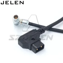 D-кран под прямым углом 0B 2pin кабель для Teradek Bolt Pro 1000/3000ft кабель питания, Vaxis 2pin кабель питания