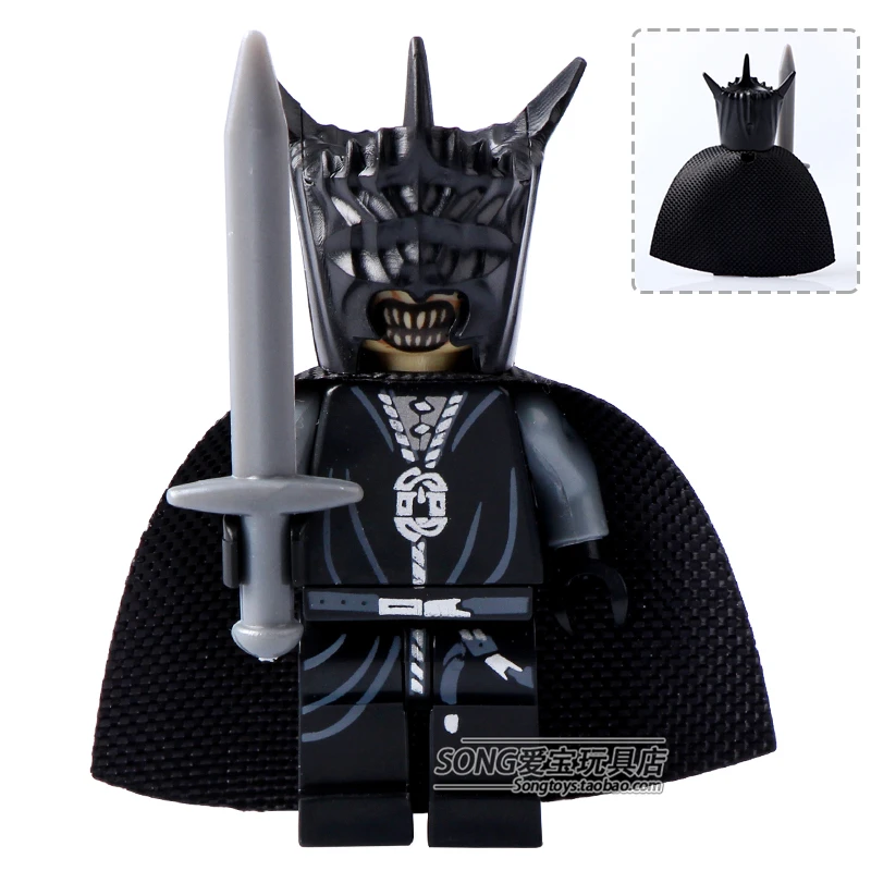 Uruk Hai Shaman Lord of The Rings Lego Moc Minifigure