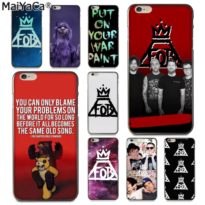 

MaiYaCa Fall Out Boy Newest Fashion Luxury phone case for Apple iphone 11 pro 8 7 66S Plus X 5S SE XS XR XS MAX Cover