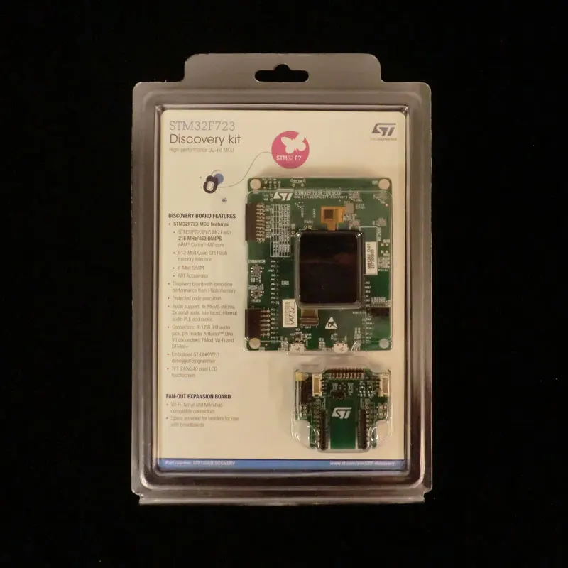 Макетные платы и наборы-ARM Discovery kit с STM32F723IE MCU 1 шт. STM32F723E-DISCO | Электронные