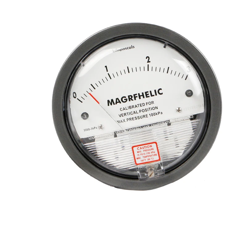

0-3KPA Micro Differential Pressure Gauge High Precision 1/8 "NPT Air Pressure Meter Barometer TE2000
