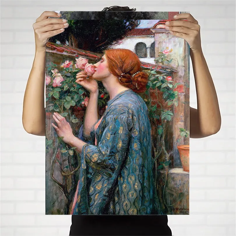 

Home Decoration Print Canvas Art Wall Pictures Poster Canvas Printings Paintings British William Waterhouse 2