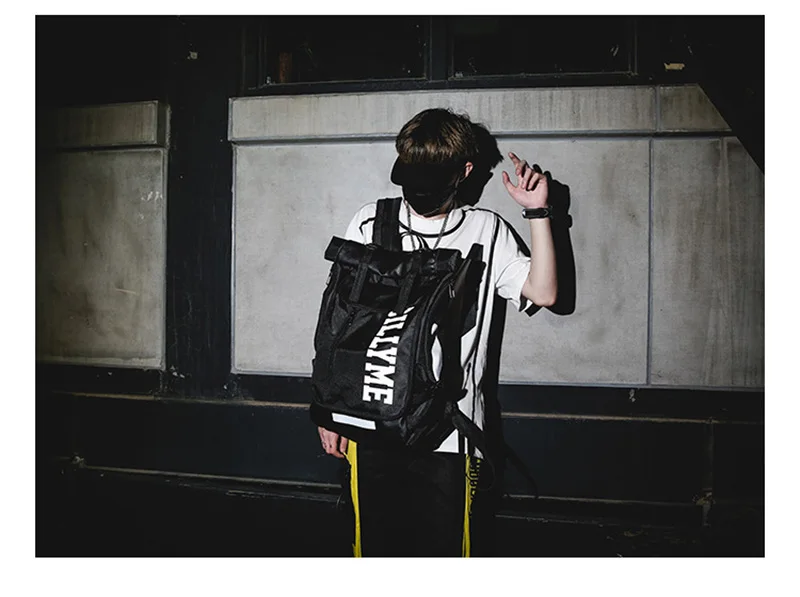 Hip hop Style Unisex Backpack Street Fashion Harajuku Letter Print Travel Bag Sports Backpack 6 20190118_004312_008