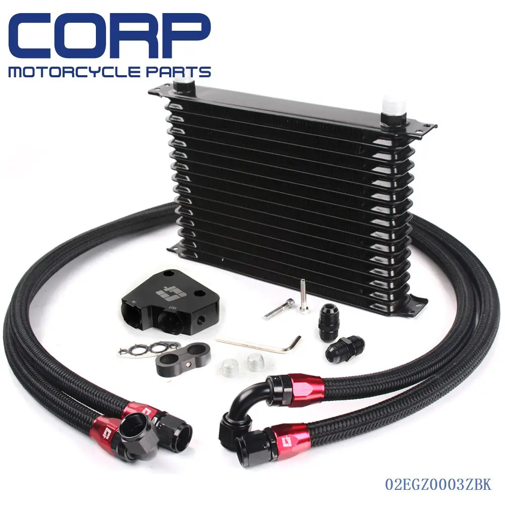 Buy 15 Row Engine Oil Cooler Kit + Sandwich Plate For BILLET LS1 LS2 LS3 LSX VE