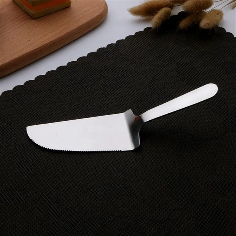 HOMETREE Pizza Stainless Steel Shovel Cutter Cake Spatulas Pie Pastry Butter Knife Kitchen Baking Tool Gadget Cooking Tools H138