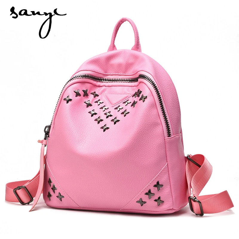 

Backpack Bag New Spring and Summer 2016 New Tide Female Backpack Fashion Soft Package Commuter Students Backpack