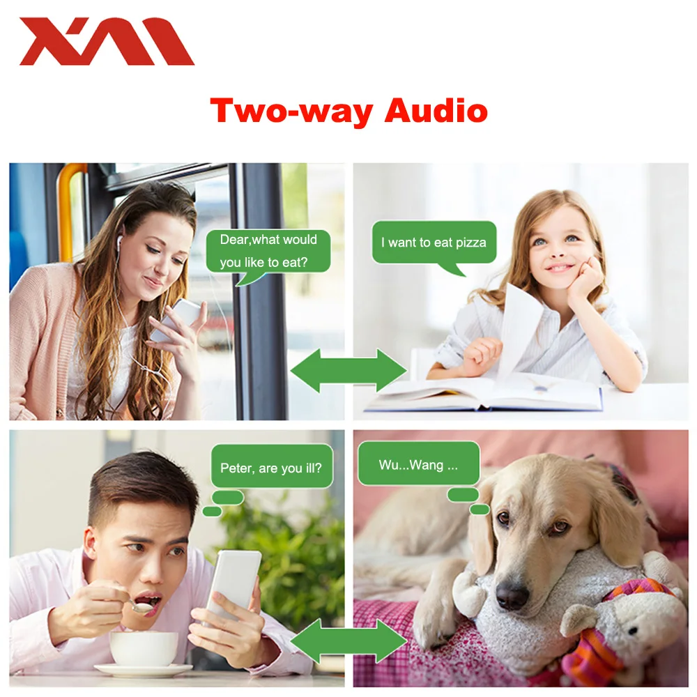 Беспроводная PTZ IP камера XM 1080P Wi Fi CMOS ночное видение H265 + ИК безопасности с датчиком