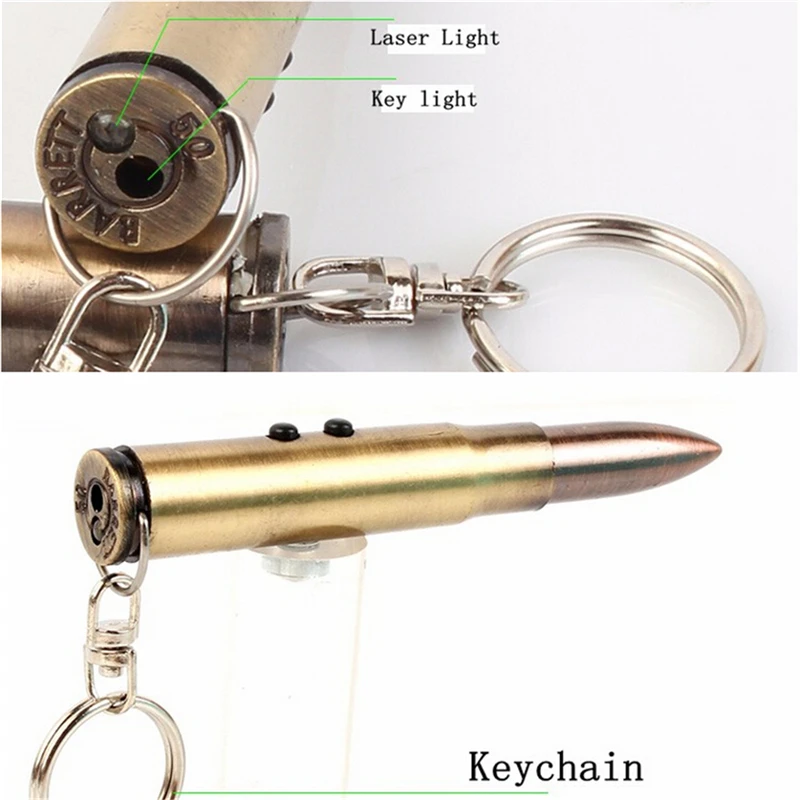 

1Pc Multifunction 4In1 Bullet Shaped Pen Survival EDC Laser+Light+Life-Saving Hammer+Ballpoint Self Defense Camping Kit Keychain