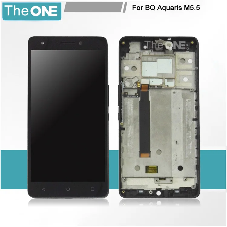 

100% New Full LCD DIsplay + Touch Screen Digitizer Assembly with Frame For BQ Aquaris M5.5 Replacement Parts