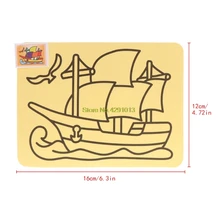 Раскраска на основе песчаной живописи креативное искусство желтая бумага Рисование инструменты ремесла детские игрушки Прямая поставка поддержка