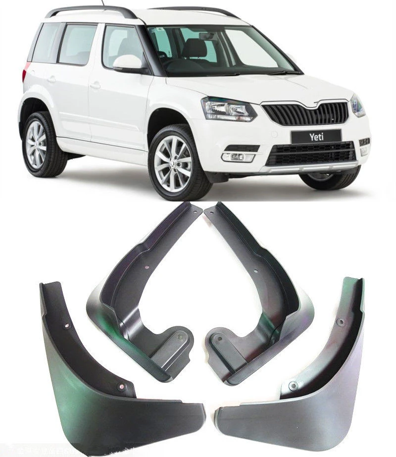 Automotive Splash Guards Mud Guards Flaps Fit For 2014 2018 Skoda Yeti