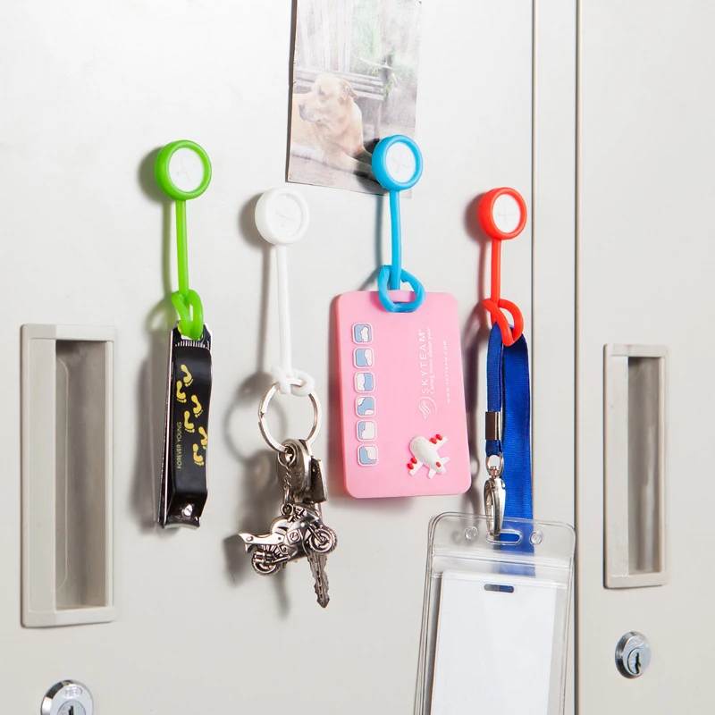 2PCS Safety Fridge Refrigerator Sticker Hook for Towels