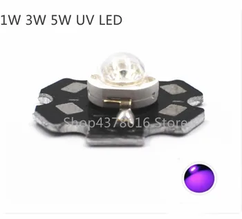 

10PCS UV Purple LED Ultraviolet Bulbs Lamp Chips 365nm 375nm 380nm 385nm 395nm 400nm 405nm For 1W 3W 5W High Power Light